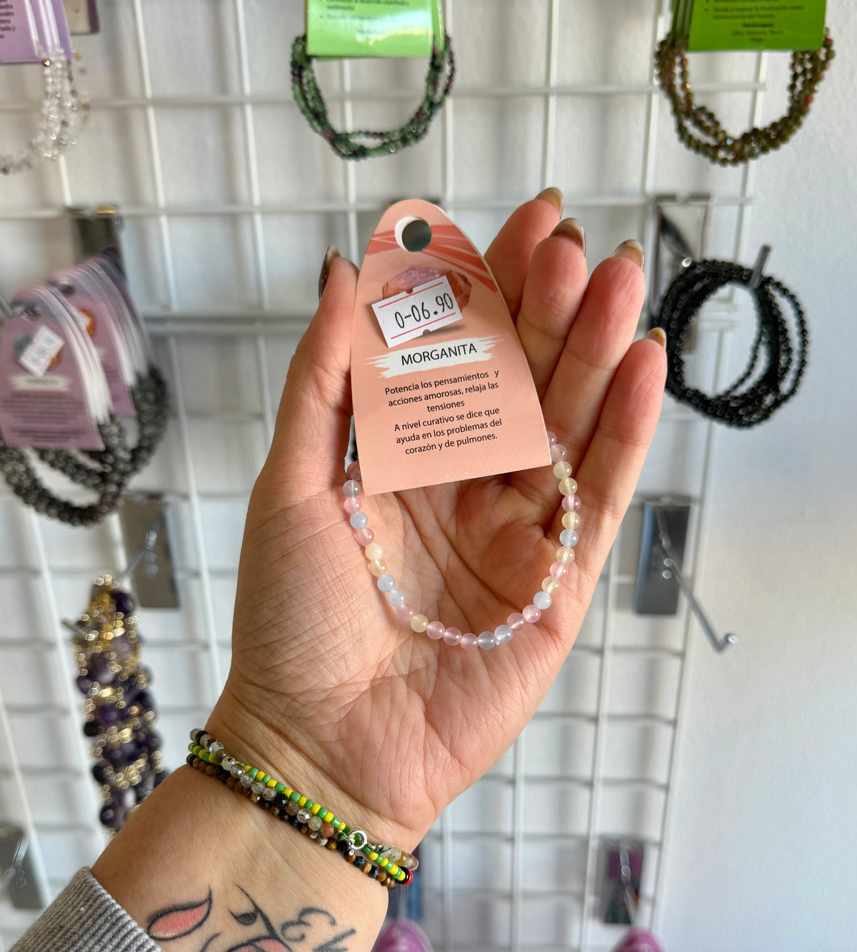 Pulsera morganita
