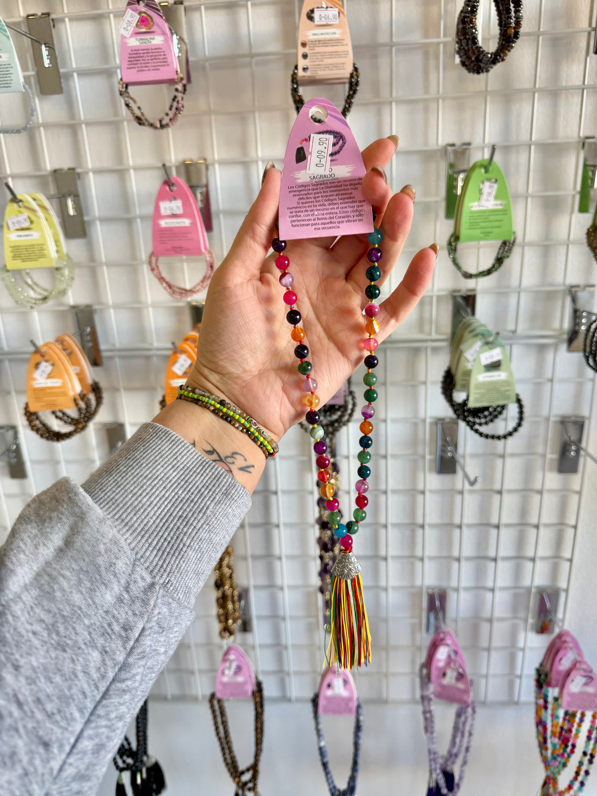 JAPA mala códigos sagrados multicolor