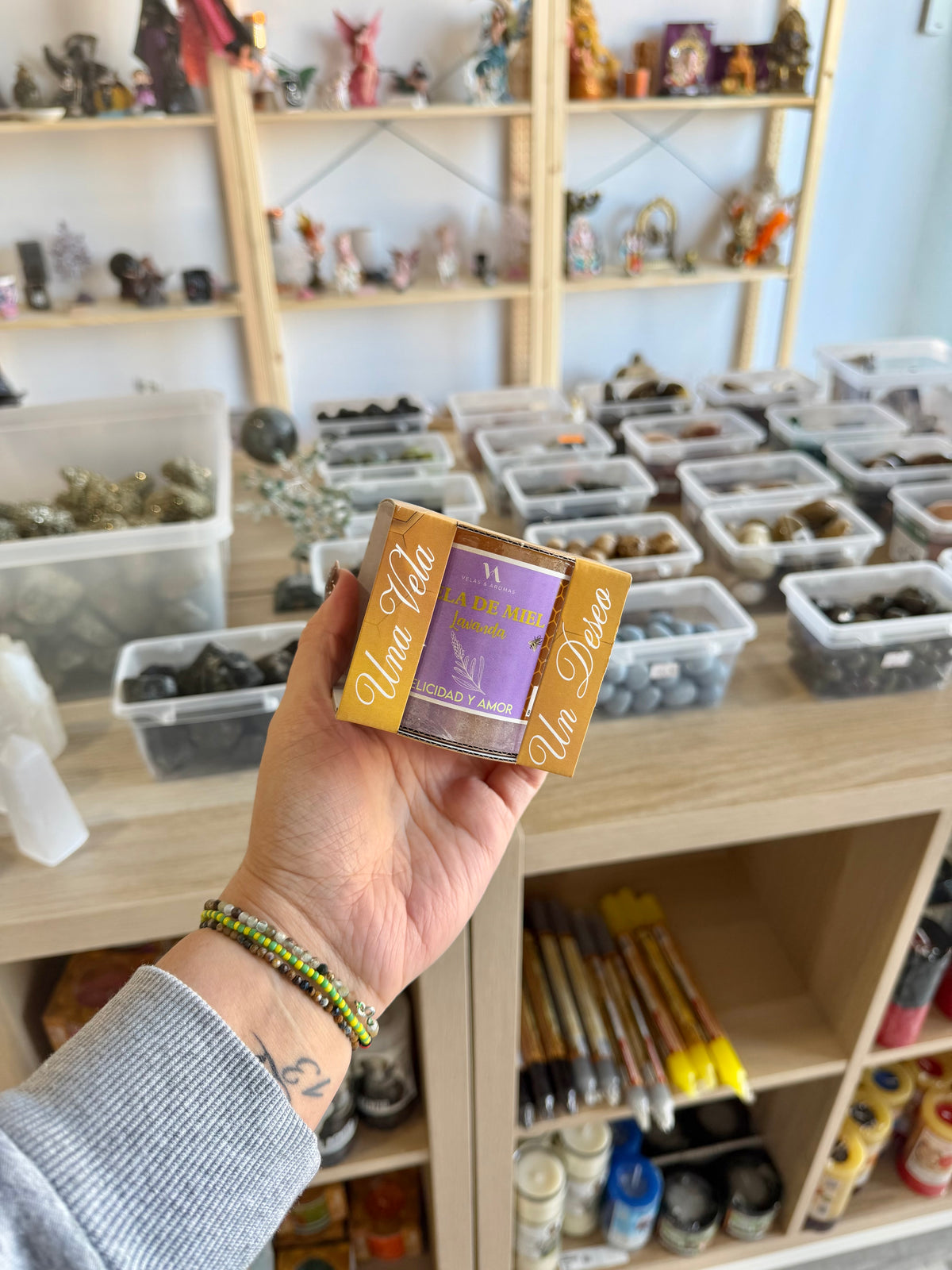 Vela miel y lavanda (eliminar ansiedad )