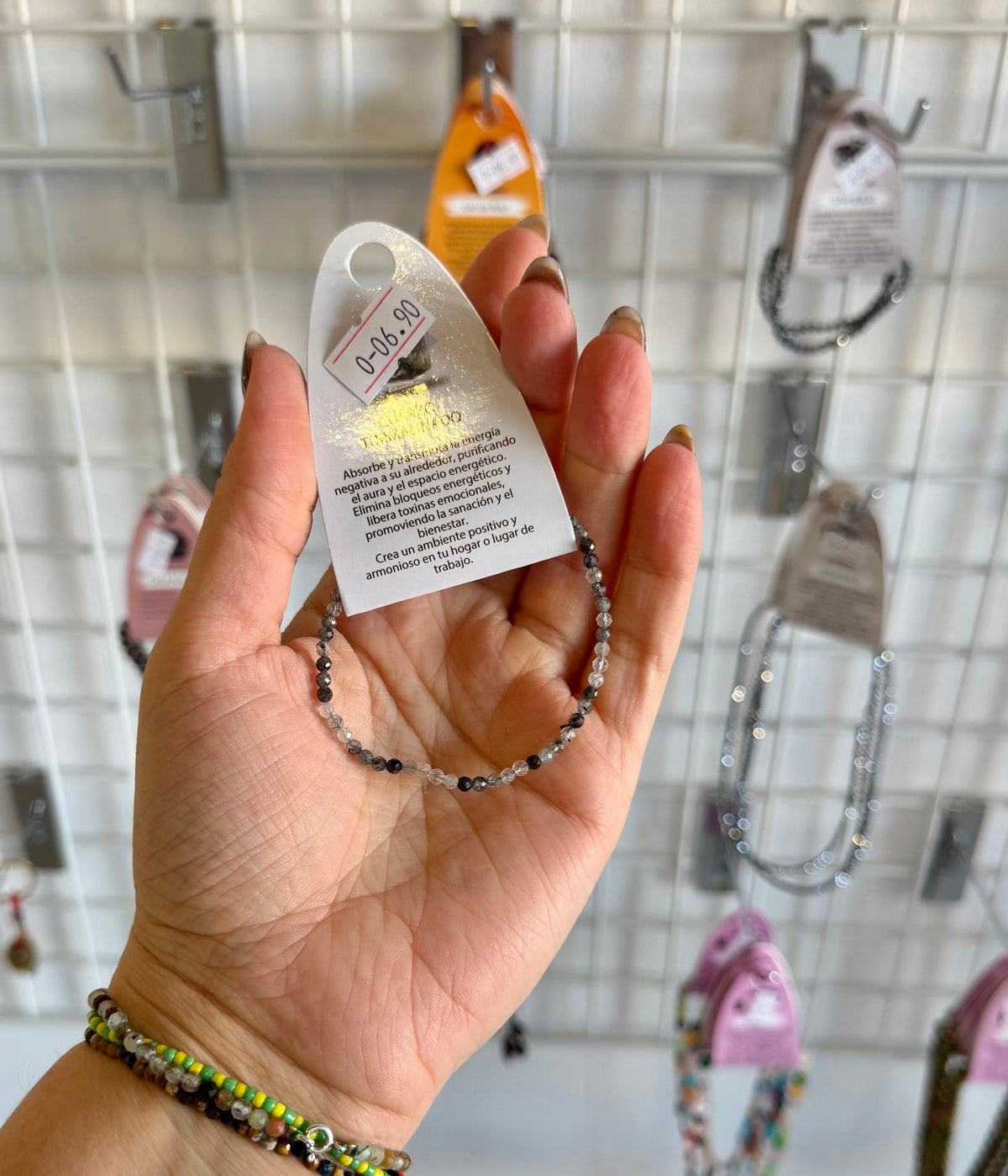 Pulsera cuarzo ahumado