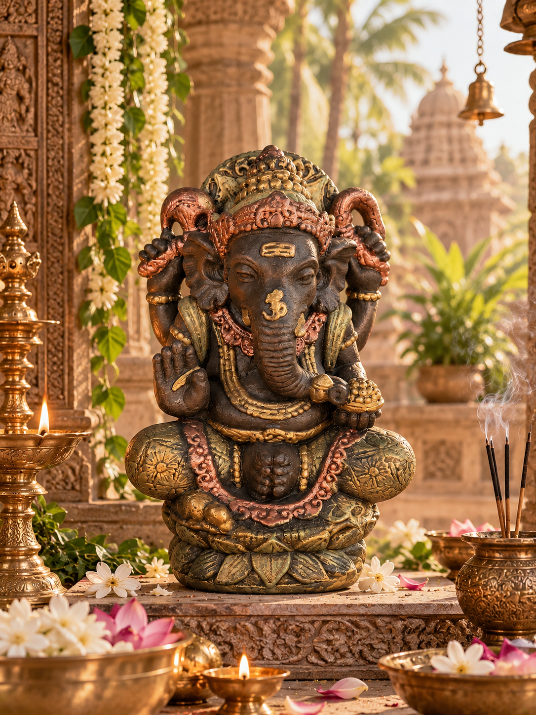 Ganesha microcemento grande